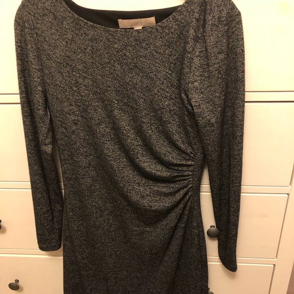 Chic Ann Taylor charcoal dress (size XSP) - Picture 2 of 2
